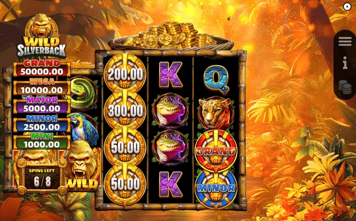 Wild Silverback - game screen during Free Spins